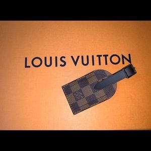 Louis Vuitton Damier Ebene Luggage Tag EUC